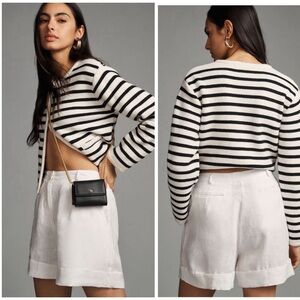 NWT Anthropologie Faithfull The Brand Les Deux Linen Shorts